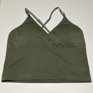 Women's Seamless Padded Workout Sports Bra | Size: M